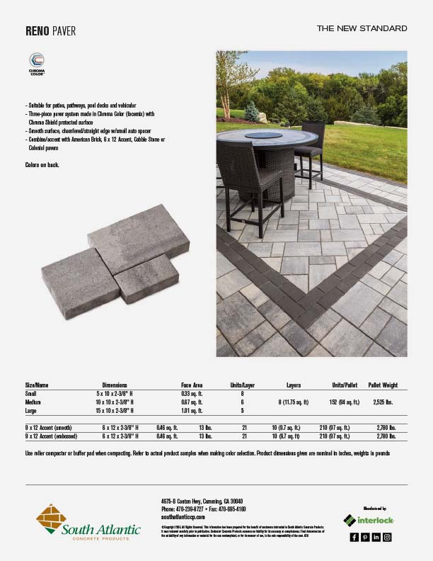 Reno Cut Sheet