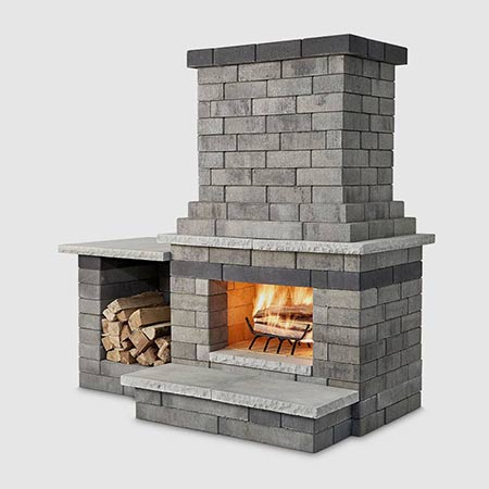 Contemporary Fireplace Kit