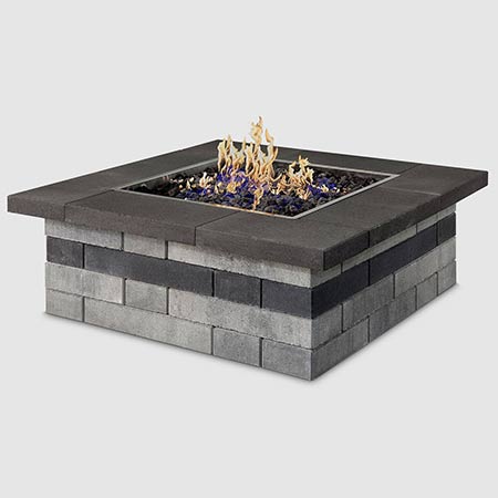 Contemporary Gas Burning Fire Pit Kit